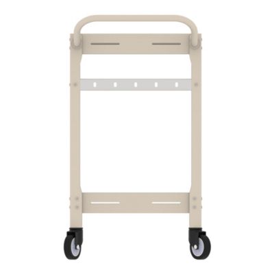 Chariot de service d'extérieur Bard acier 72 x 77 x 38 cm champagne casa.pro