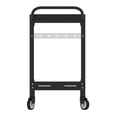 Chariot de service d'extérieur Bard acier 72 x 77 x 38 cm noir casa.pro