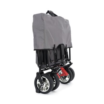 Chariot de transport enfant - Gris - FUXTEC City Cruiser - pliable charge 75 kg