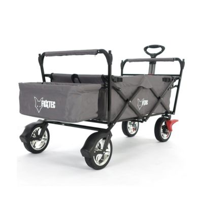 Chariot de transport enfant - Gris - FUXTEC City Cruiser - pliable charge 75 kg