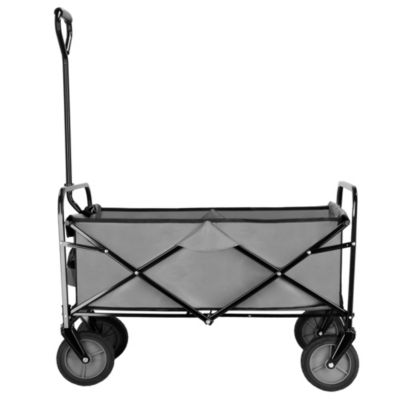 Chariot de transport à main, chariot de jardin avec poignée, jusqu'à 80 kg, pliable