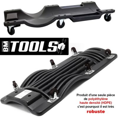 Chariot de visite BM TOOLS BMT-ROULETTE Mécanicien Garagiste, Planche ...