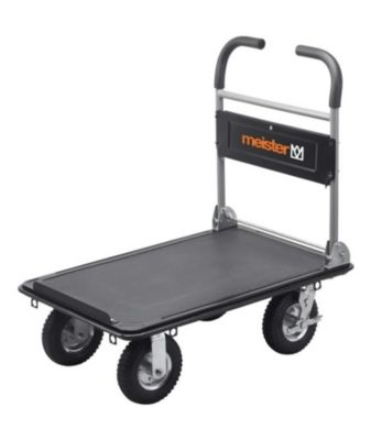 Chariot plateforme pliable Meister Werkzeuge 8985700 acier 300 kg 91x61 cm