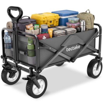 Chariot pliable charge max 80 kg 53,5 x 91 x 101 cm gris