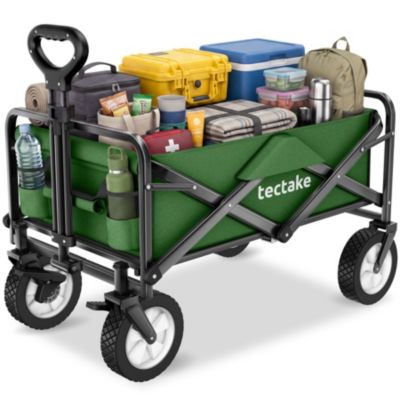 Chariot pliable charge max 80 kg 53,5 x 91 x 101 cm vert