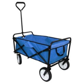 Chariot Pliable de Jardin Bleu