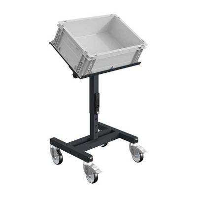 Chariot porte-bac inclinable - Plateau 610x140mm - Gris anthracite - Bac Europe - W020020011-GA