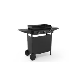 Chariot pour plancha Origin 75 cm en acier noir Forge Adour