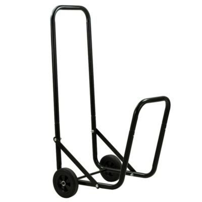 Chariot pour transport de bûches en métal - 50 kg