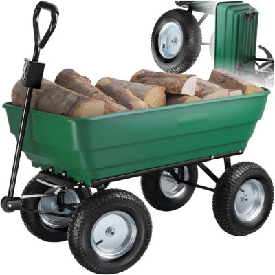Chariot De Plage Pliable YEAUPE PRO - Capacité 125L, Charge Max 100kg, Roues Tout-terrain 12cm, Poignée Réglable, Idéal Camping Et Transport