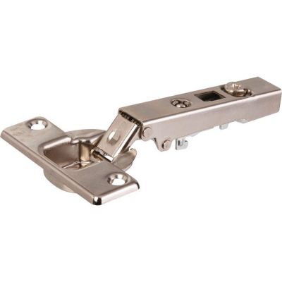 Charnière invisible à visser Intermat pour porte à moulure - Hettich - Angle d'ouverture 95 degré - Entraxe 52 mm - Coudure 0 mm