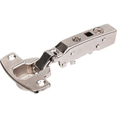 Charnière invisible à visser Sensys - Hettich - Angle d'ouverture 95 degré - Entraxe 52 mm - Coudure 0 mm