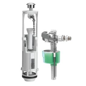 Chasse d'eau + flotteur latéral ultrasilencieux Siamp + étrier