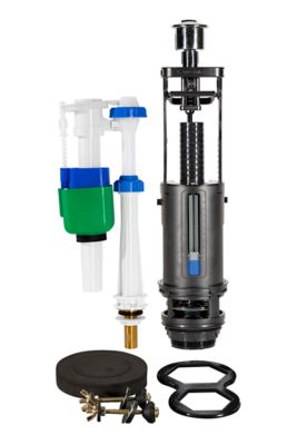 Chasse d'eau + flotteur Flomasta Dual Flush BE 3/8 2", Bouton