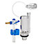 Chasse d'eau + robinet flotteur laiton Fluidmaster SE 3/8 - 2", Bouton poussoir + câble