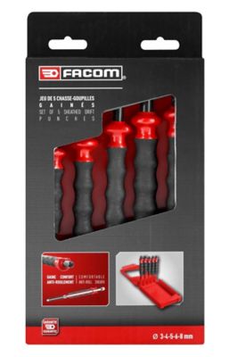 Chasse-goupille gainée Facom 249.GPB, 5 pièces
