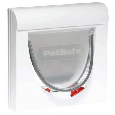 Chatière magnétique Staywell Petsafe 169 x 169 cm blanche