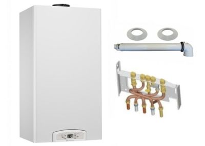 Chaudière Gaz Condensation Inoa Green Chaffoteaux 25 kW Complète (Ventouse + Douilles + Dosseret)