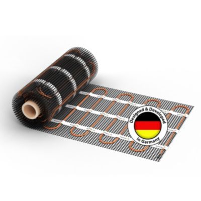 Chauffage au sol électrique bifilaire pour carrelage WARMON ULTRA 200 W/m², adhésif - 1 m²