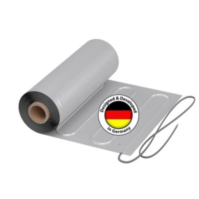 Chauffage au sol électrique bifilaire pour PVC, parquet stratifié, vinyle WARMON ALU 150 W/m² - 1,5 m²