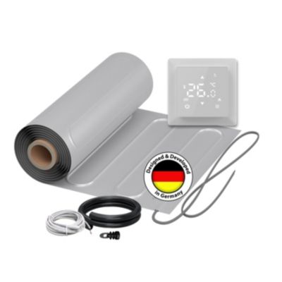 Chauffage au sol électrique WARMON ALU 150 W/m² + Thermostat TS 100 Tactile blanc - 4 m²