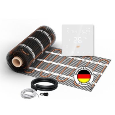 Chauffage au sol électrique WARMON CLASSIC LIGHT 100 W/m² (10+6 m²) + Thermostat TS300 blanc - 16 m²