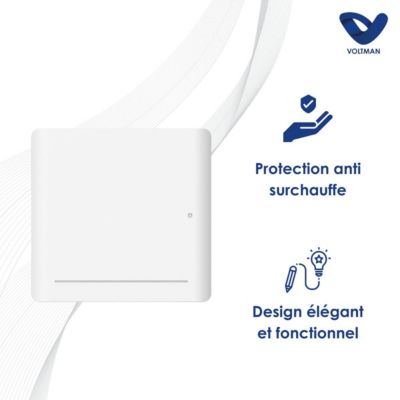 Chauffage chaleur douce Leia - 1000W - Voltman