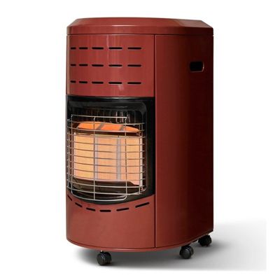 Chauffage d'appoint gaz Calgary Rouge brique  Infrarouge, Jusqu'à 40 m2