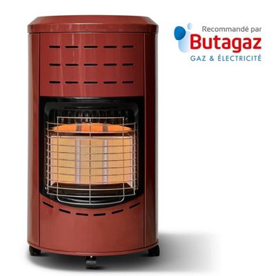 Chauffage d'appoint gaz Calgary Rouge brique  Infrarouge, Jusqu'à 40 m2