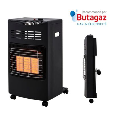 Chauffage d'appoint à gaz Göteborg  Livré avec connectique gaz et housse