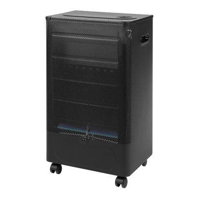 Chauffage d'appoint à gaz Rudna  Intérieur, Infrableu  4200W  40 m2  Noir
