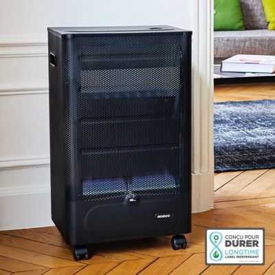 Chauffage d'appoint à gaz Rudna  Intérieur, Infrableu  4200W  40 m2  Noir