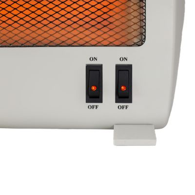 Chauffage d'appoint infrarouge mobile 1000W 2 puissances