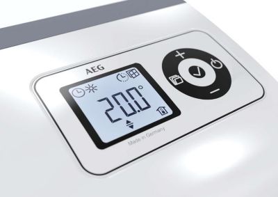 Chauffage d'appoint mural ventilateur 2000 W IP24 blanc AEG VH 213