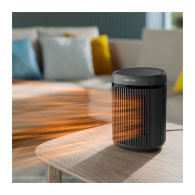 Chauffage d'appoint - PHILIPS - CX2120/01 - 1500 W - 15 m² - Noir