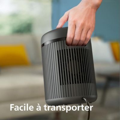 Chauffage d'appoint - PHILIPS - CX2120/01 - 1500 W - 15 m² - Noir