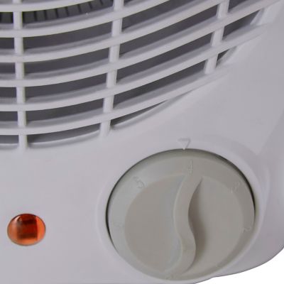 Chauffage d'appoint soufflant 2000W 3 puissances - blanc