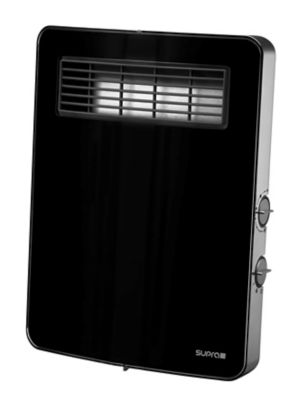 Chauffage d'appoint soufflant 2000W noir, Supra Etno