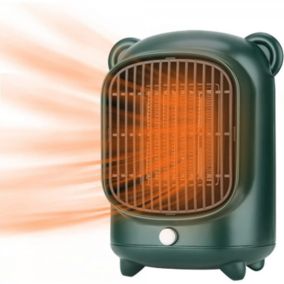 Chauffage d'appoint soufflant 500 W - Mini radiateur soufflant - Radiateur céramique à chauffage rapide et économe en énergie