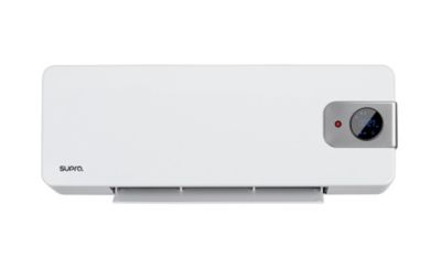 Chauffage d'appoint soufflant céramique 1000/2000W Supra Cero, télécommande, blanc