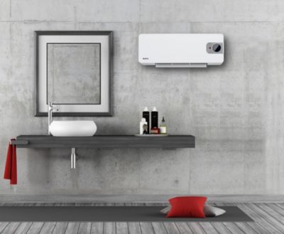 Chauffage d'appoint soufflant céramique 1000/2000W Supra Cero, télécommande, blanc
