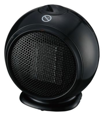 Chauffage d'appoint soufflant céramique noir 500W