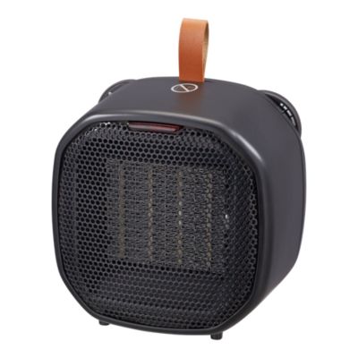 Chauffage d'appoint soufflant électrique PTC noir 1400W PTC911-L
