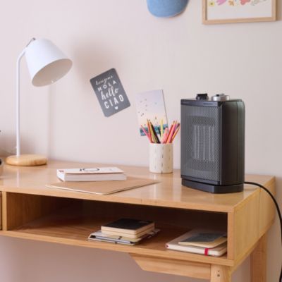 Chauffage d'appoint soufflant GoodHome PTC noir 2000W