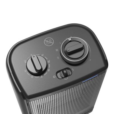 Chauffage d'appoint soufflant GoodHome PTC noir 2000W