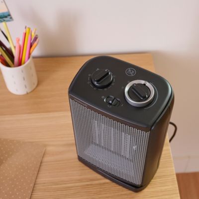Chauffage d'appoint soufflant GoodHome PTC noir 2000W