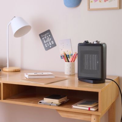 Chauffage d'appoint soufflant GoodHome PTC noir 2000W
