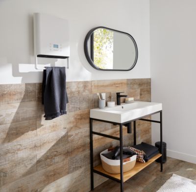 Chauffage d'appoint soufflant mural 2000W blanc - GoodHome Araxes