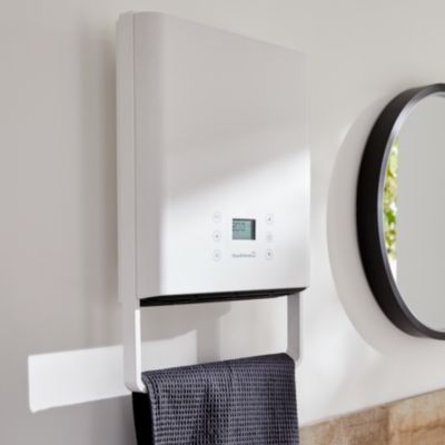 Chauffage d'appoint soufflant mural 2000W blanc - GoodHome Araxes