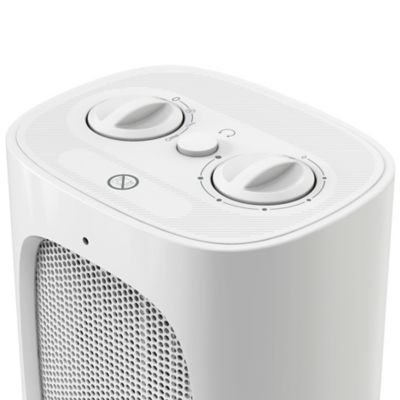 Chauffage d'appoint soufflant oscillant 2000W - blanc - GoodHome Kelso